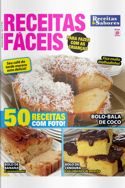 Receitas  Sabores - RECEITAS FÁCEIS - Ano 3, n° 30