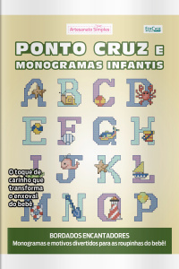 Artesanato Simples Ed. 69 - Ponto Cruz e Monogramas Infantis