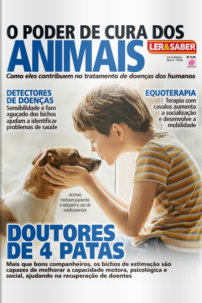 Ler  Saber - O PODER DE CURA DOS ANIMAIS - Ano 2, n° 34