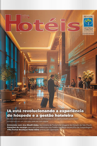 Revista Hotéis Ed.  280 - IA está revolucionando a experiência do hóspede e a gestão hoteleira