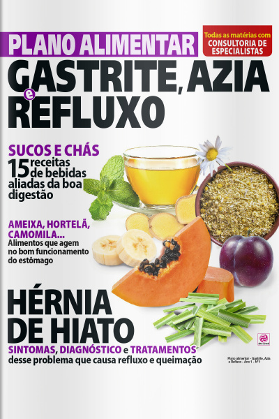 Coleção Reeducação Alimentar - Plano Alimentar Azia, Gastrite E Refluxo Nº1