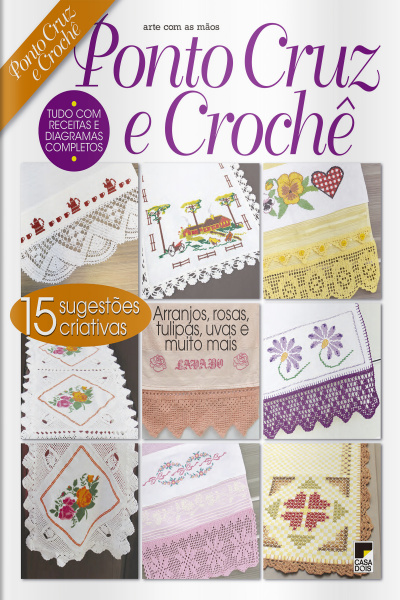Arte Com As Mãos - Ponto De Cruz E Crochê