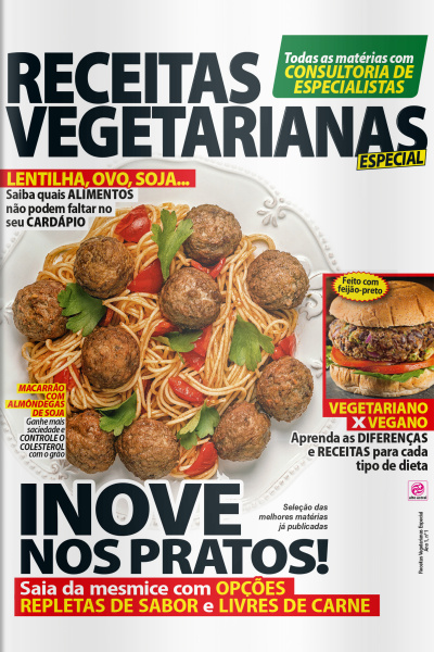 Receitas Saudáveis - Receitas Vegetarianas - Especial n°1
