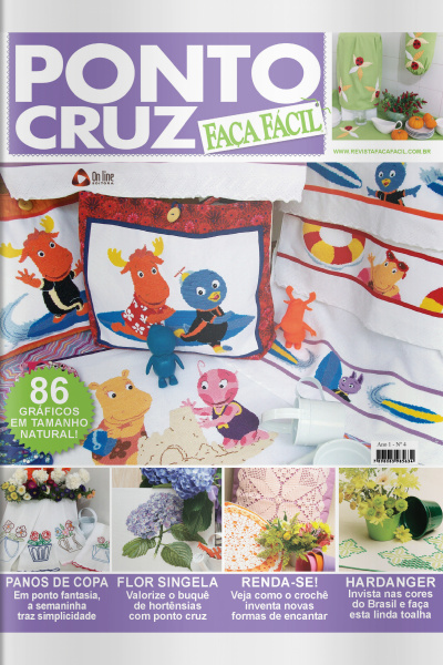 Faça Fácil Ponto Cruz Edição 4