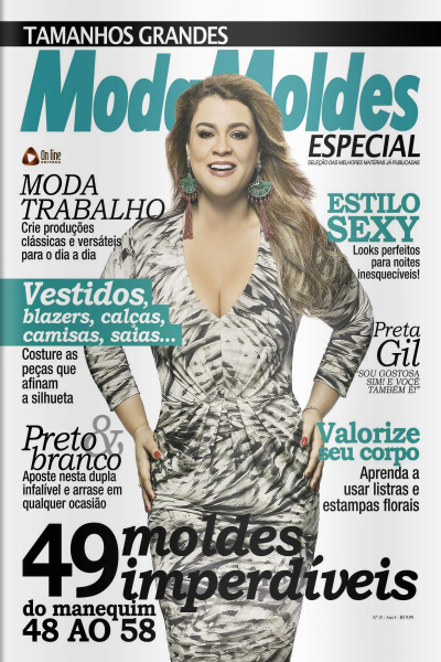 Moda Moldes Especial (49 Moldes Imperdíveis) Edição 15