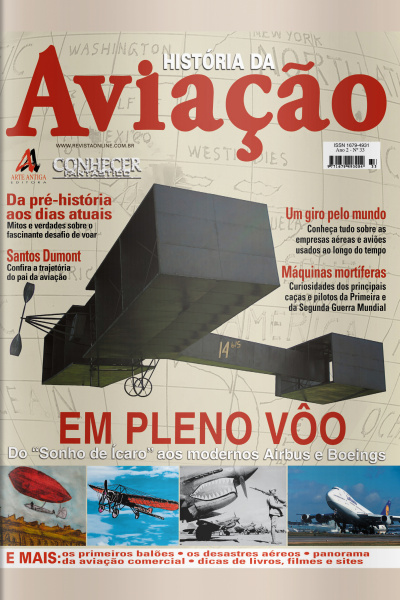 Revista Conhecer Fantástico (História da Aviação) Edição 33