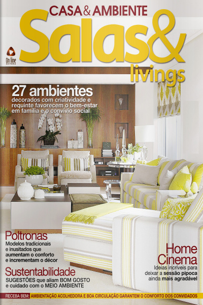 Casa  Ambiente - Salas  Livings Edição 46