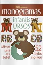 Mega Artesanato - Monogramas Infantis - 01/09/2019