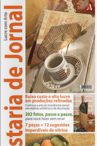 Lucre  com Arte Cestaria de Jornal Edição 1