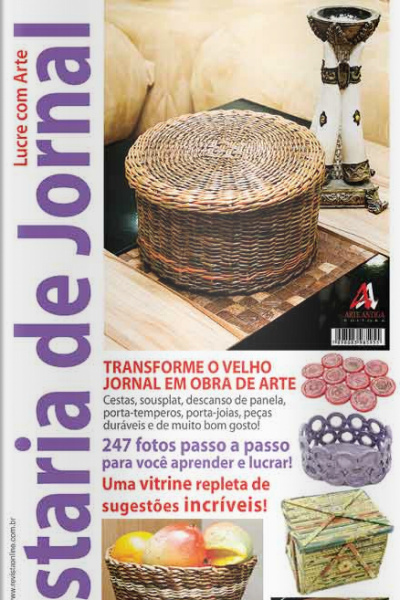 Lucre  com Arte Cestaria de Jornal Edição 2