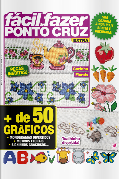 Fácil de Fazer Ponto Cruz Extra N°15
