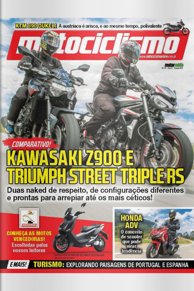 Motociclismo - Kawasaki Z900 e Triumph Street Triple Rs - 01/02/2021