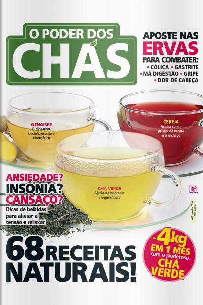 O Poder dos Alimentos - O poder dos Chás - Edição Nº 2