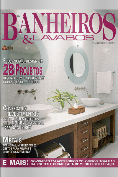 Casa  Ambiente - Banheiros  Lavabos Edição 15