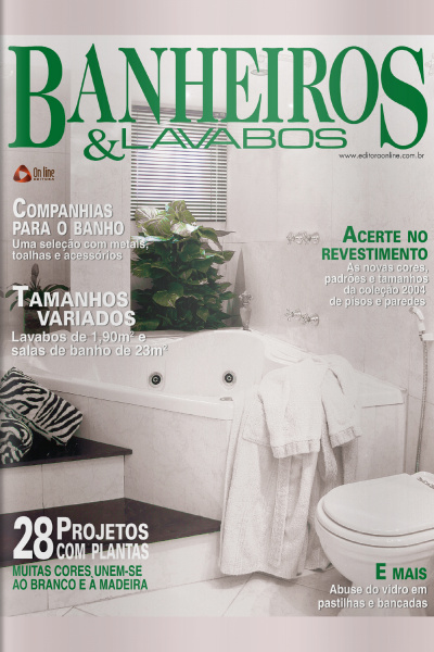 Casa  Ambiente - Banheiros  Lavabos Edição 14