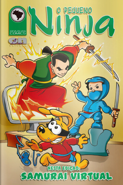 O Pequeno Ninja Revista em Quadrinhos Samurai Virtual Edição 10