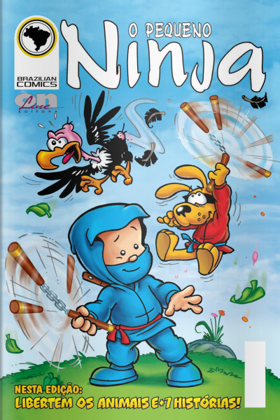 O Pequeno Ninja Revista em Quadrinhos Libertem os Animais Edição 04