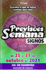 Previsões da Semana Ed. 82 - de 25 a 31 de Outubro de 2021