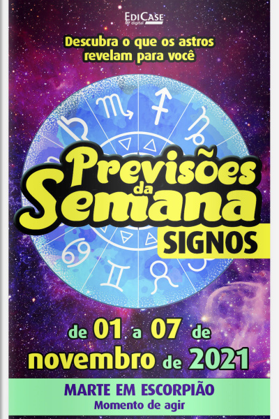 Previsões da Semana Ed. 83 - de 01 a 07 de Novembro de 2021