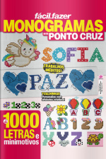 Fácil de Fazer Monogramas em Ponto Cruz  N°15