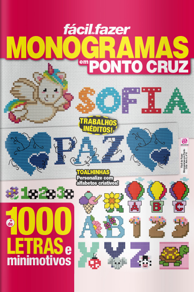 Fácil de Fazer Monogramas em Ponto Cruz  N°15