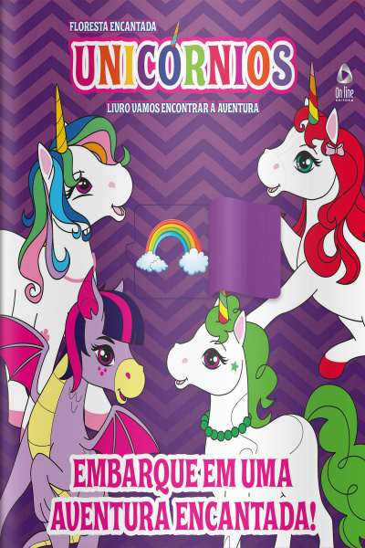 Floresta Encantada Unicórnios Livro Vamos Encontrar a Aventura