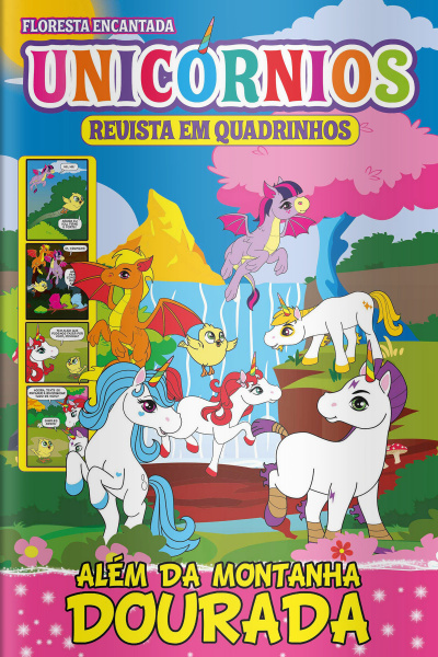 Floresta Encantada Unicórnios Revista em Quadrinhos (Além da montanha dourada)