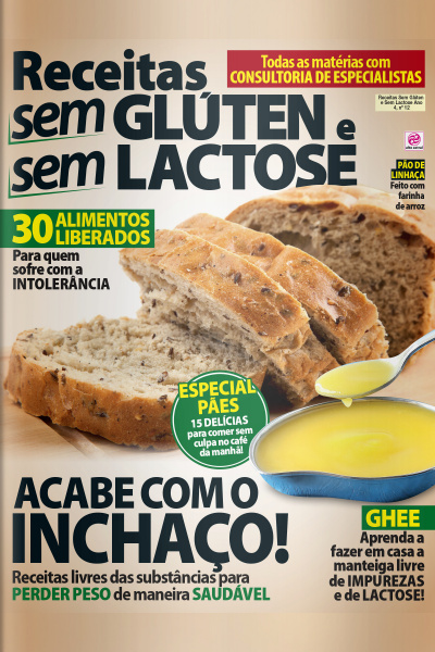 Receitas Saudáveis - Receitas sem Glúten e sem Lactose - Edição 12