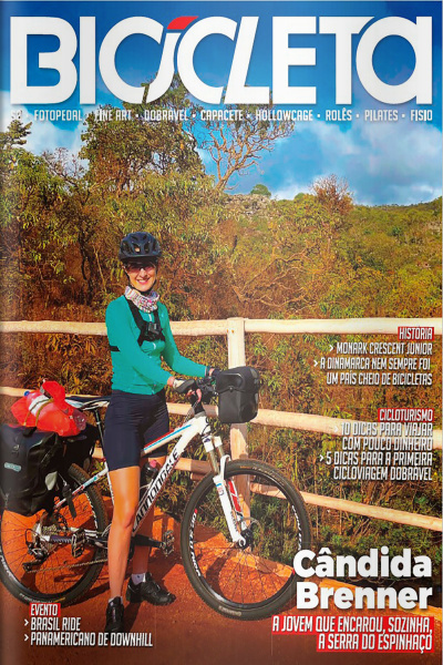 Revista Bicicleta Ed. 120 - Cândida Brenner  - A jovem que encarou, sozinha, a Serra do Espinhaço