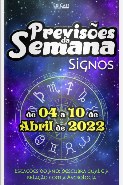 Previsões da Semana Ed. 103 - Previsões de 04 a 10 de Abrl de 2022