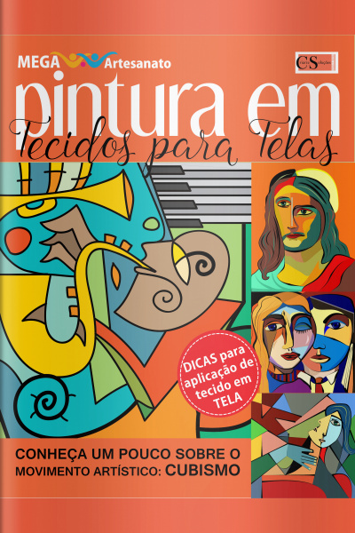 Mega Artesanato Ed. 55 - Pintura em tecido -  Tecidos para telas