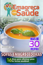 Emagreça com Saúde Ed. 38 - Sopas Emagrecedoras