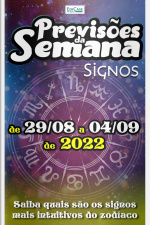 Previsões da Semana Ed. 124 - Previsões de 29/08 a 04/09 de 2022