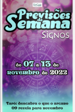 Previsões da Semana Ed. 134 - Previsões de 07 a 13 de Novembro de 2022