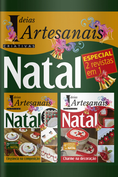 Ideias Criativas Artesanais Ed. 16 - Natal 2 revistas em 1 
