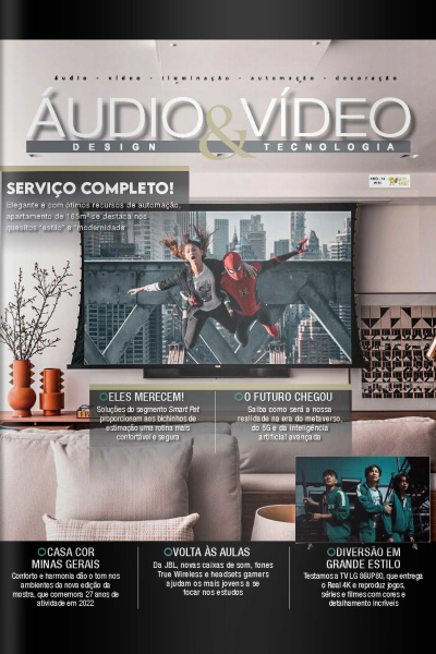 Áudio  Vídeo – Design e Tecnologia Ed. 191 - Serviço Completo!