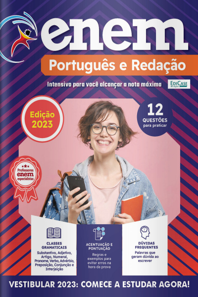 Apostilas Enem Ed. 01 - Português e Redação: Edição atualizada 2023