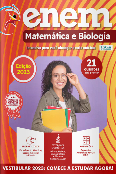 Apostilas Enem Ed. 02 - Matemática e Biologia: Edição atualizada 2023