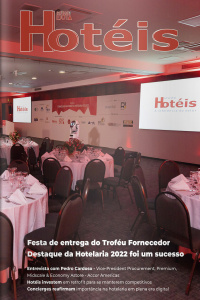 Revista Hotéis Ed. 239 - Festa de entrega do Troféu Fornecedor Destaque da Hotelaria 2022 foi um sucesso