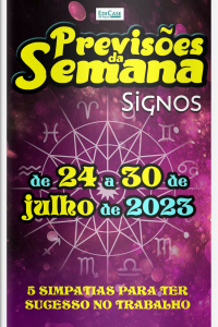 Previsões da Semana Ed. 169 - Previsões de 24 a 30 de Julho 2023