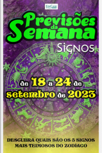Previsões da Semana Ed. 177 - Previsões de 18 a 24 de Setembro de 2023
