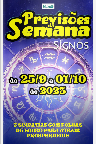 Previsões da Semana Ed. 178 - Previsões de 25/09 a 01/10 de 2023