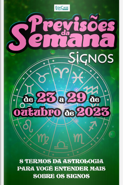 Previsões da Semana Ed. 182 -Previsões de 23 a 29 de Outubro de 2023