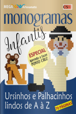 Mega Artesanato Ed. 67 - Monogramas 2 em 1