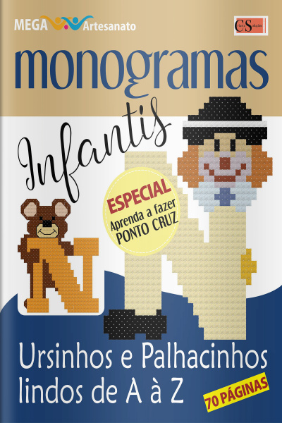 Mega Artesanato Ed. 67 - Monogramas 2 em 1