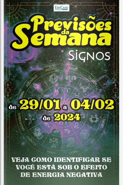 Previsões da Semana Ed. 196 - Previsões de 29/01 a 04/02 de 2024
