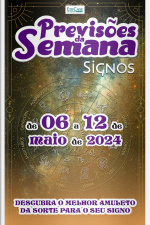 Previsões da Semana Ed. 210 - Previsões de 06 a 12 de Maio de 2024