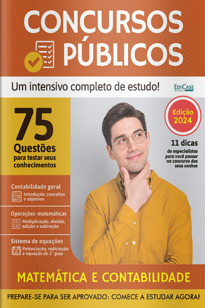 Apostilas Concursos Públicos Ed. 04 - Matemática e Contabilidade
