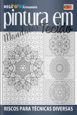 Mega Artesanato Ed. 80 - Pintura em Tecidos - Mandalas