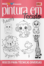Mega Artesanato Ed. 81 - Pintura em Tecidos - Traços